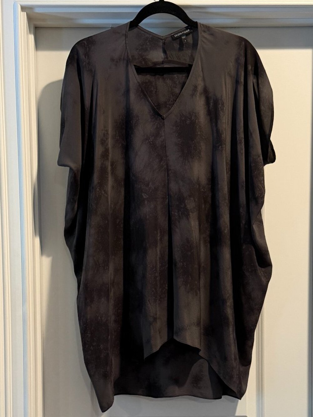 Eileen Fisher Silk Hi-Lo Tunic Top
